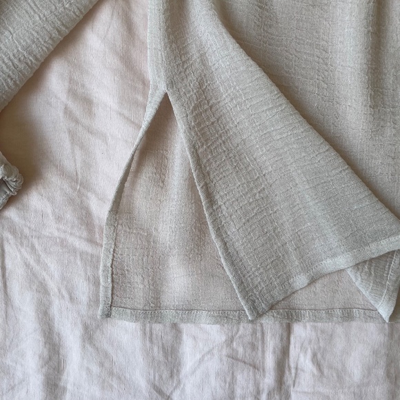 Aritzia Babaton⎜ALLAN BLOUSE⎜BONE - Picture 6 of 11